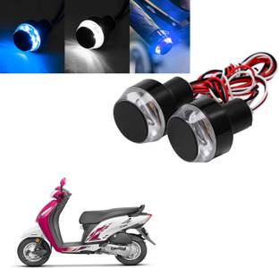 COMICAL HIGH QUALITY WATERPROOF BLINKING WITH WHITE BLUE COLOR HANDLE/INDICATOR LIGHT-142 Indicator Light Motorbike LED for Honda (12 V, 15 W)