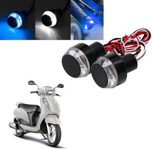 COMICAL HIGH QUALITY WATERPROOF BLINKING WITH WHITE BLUE COLOR HANDLE/INDICATOR LIGHT-185 Indicator Light Motorbike LED for Suzuki (12 V, 15 W)