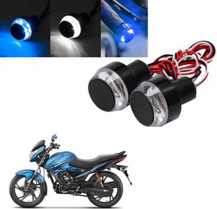 COMICAL HIGH QUALITY WATERPROOF BLINKING WITH WHITE BLUE COLOR HANDLE/INDICATOR LIGHT-119 Indicator Light Motorbike LED for Hero (12 V, 15 W)
