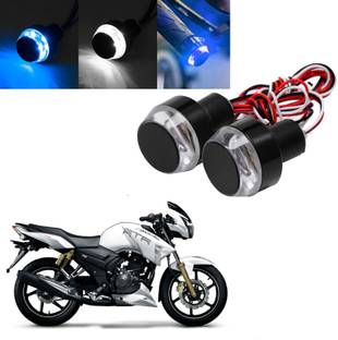 COMICAL HIGH QUALITY WATERPROOF BLINKING WITH WHITE BLUE COLOR HANDLE/INDICATOR LIGHT-075 Indicator Light Motorbike LED for TVS (12 V, 15 W)