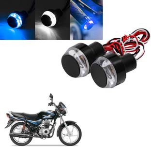 COMICAL HIGH QUALITY WATERPROOF BLINKING WITH WHITE BLUE COLOR HANDLE/INDICATOR LIGHT-095 Indicator Light Motorbike LED for Bajaj (12 V, 15 W)