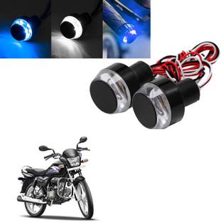 COMICAL HIGH QUALITY WATERPROOF BLINKING WITH WHITE BLUE COLOR HANDLE/INDICATOR LIGHT-135 Indicator Light Motorbike LED for Hero (12 V, 15 W)