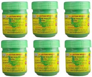 Hong Thai Compound Herb Inhaler Pack of 6 Inhaler