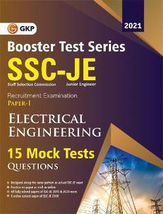 Ssc 2021 Booster Test Series Je Paper 1 Electrical Engineering 15 Mock Tests (Includes 2019-2020 Papers)