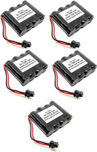 INVENTO 5Pcs 5V 1500 mAh Ni-mh Rechargeable 1.2V x 4 AA Cell Battery Pack for Toy RC Car DIY Project Automotive Electronic Hobby Kit