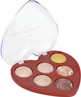 MARS Heart Baker Blush and Highlight Kit to Add Extra Glow On Face, Multicolor (FP04-01)