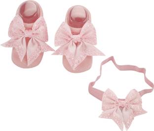 Baby Moo Baby Boys & Baby Girls Casual Socks Hairband