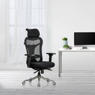 Featherlite Optima High Back Fabric Office Adjustable Arm Chair