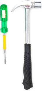 Globus 831...1/2 LBS HAMMER AND SCREWDRIVER DOUBLE SIDED / 8 INCH Hand Tool Kit