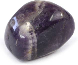 REIKI CRYSTAL PRODUCTS New- 05-Amethyst Brazilian-Single-Tumble-Stone-1pc (approx 15-30gm) Regular Asymmetrical Crystal, Quartz Stone