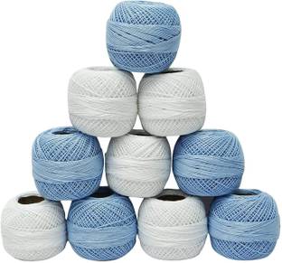CLATTER Blue, White Thread