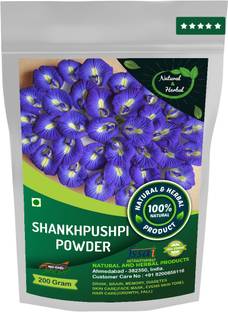 NATURAL AND HERBAL PRODUCTS Shankhpushpi Powder For Drink, Brain, Memory, Skin Care, Immunity Booster-