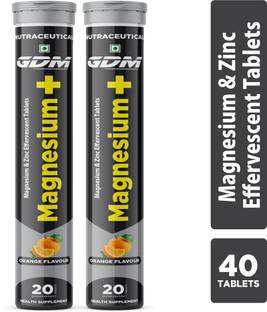 GDM NUTRACEUTICALS MAGNESIUM + (MAGNESIUM & ZINC) - ORANGE FLAVOUR