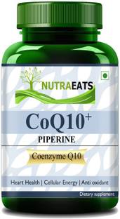 NutraEats Coenzyme (coq10) 120mg with Piperine 5mg for Cardiovascular Health & Energy Ultra