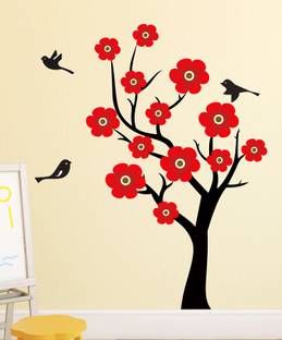 HAPPYSTICKY Tree With Birds