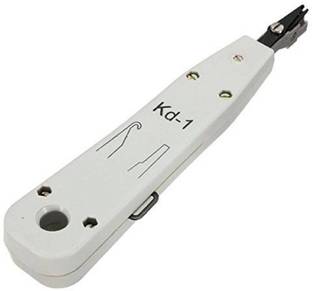 Qualigen KD-1 Impact Punch Down Tool for Seating Wire Into Terminal Cable Insertion Tool for Networking Professionals Telecom Phone Cable Ethernet Cat5 RJ11 RJ45 Patch Panel Faceplate.Punch Tool CAT5 CAT6. KRONE KD-1 Cordless Crimper