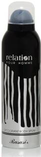 RASASI Relation Body Spray  -  For Men