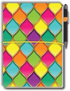 Nourish Nouirsh Large Memo Pad with Sticky Notes, Pen & 1 Extra Pad A4 Memo Pad Ruled and Unruled 50 Pages