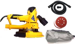 Mass Pro 180mm Round Electric Drywall Sander 850w 2800RPM , Vacuum & LED Light With Attachments Drywall Sander