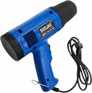 Svojas Heat gun for shrink wrapping Plastic Heat Gun 1800W with Dual Temperature Variable 1800 W Heat Gun