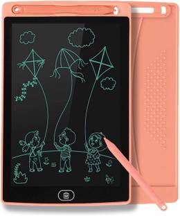HALLSTATT 8.5 Inch LCD WritingTablet / Drawing Board / Doodle Board / slate for kid - Digital electric slate Reusable Portable Ewriter Educational Toys, Gift for Kids Student Teacher Adults Portable Rugged Drawing Notepad Suitable for Home School Office Memo Notebook Portable & Reusable Electronic Notepad & Drawing Doodle Ruff Pad with Full Erase Mode, Lock Screen Function - Red color