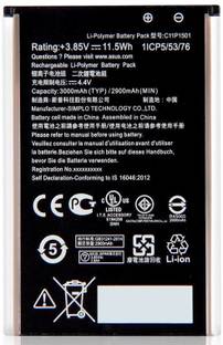SUPERCART Mobile Battery For  Asus C11P1501 ZD551KL Selfie ZE601KL Z011D Z0E550KL Z00LD Z00UD / Asus Zenfone 2 Laser 3 Month Warranty