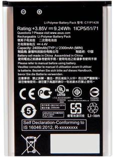 SUPERCART Mobile Battery For  Asus ZenFone C11P1428 2 Laser 5 inch ZE500KL ZE500KG Z00ED 3 Month Warranty