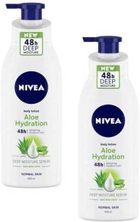 NIVEA (Aloe Hydration Body Lotion) Deep Moisture Each 400ml Set 2