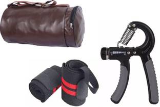 EMMCRAZ Premium Quality Sports Bag with Hand Gripper Hand Grip/Fitness and wrist support