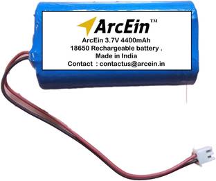 ArcEin 3.7V 4400mAh 18650 Rechargeable battery pack  Battery