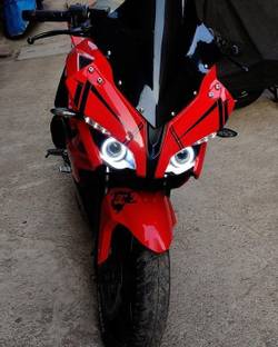 M 4 Motz Bajaj Pulsar RS Bike Headlight Visor
