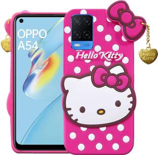 WEBKREATURE Back Cover for OPPO A54, Cute Hello Kitty Case