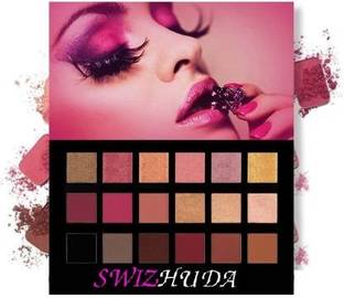 SWIZ HUDA Rose Gold Remastered Eyeshadow Palette Matte and Shimmer Eyeshadow multi color 18 g