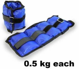 ANC Ankle Weights For Wrist And Legs 500g each Blue Ankle & Wrist Weight