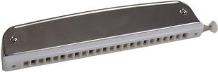 REVEL RVL-HA24SCS Harmonica For Beginner, Hobbyist, Professional Silver