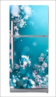 Divine studio 60 cm Best wallpaper themesLarge Single Door Fridge Wallpaper And Decal Self Adhesive Fridge Wallpaer_Water Droplet Print Self Adhesive Sticker