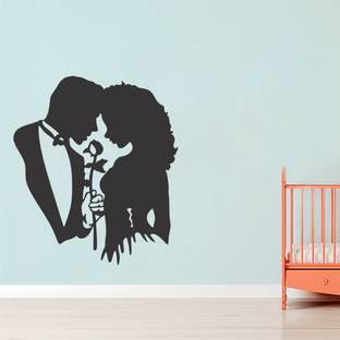 Decoration Designs 55 cm Wall Sticker dandelion tattoo with music notes Door,Window, Design Decal Standar(Cover Area:-55x64cm) Self Adhesive Sticker