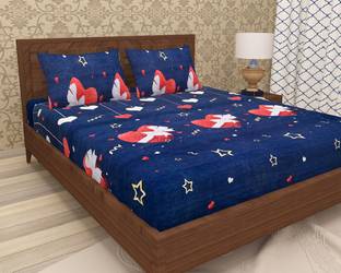 Flipkart SmartBuy 120 TC Microfiber Double Printed Flat Bedsheet