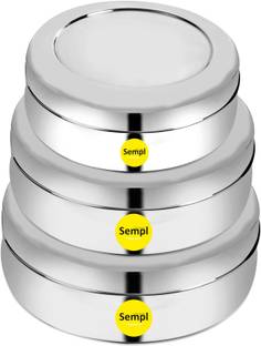 Sempl Steel Utility Container  - 2350 ml, 1650 ml, 1350 ml