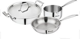 BERGNER Argent Triply Induction Bottom Cookware Set