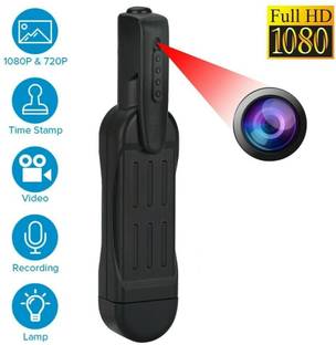 Bzrqx HD 1080P Video Recorder with Clip Small Security Spy Cam for Home and Office, Mini Hd Audio Video Recording Security Camera