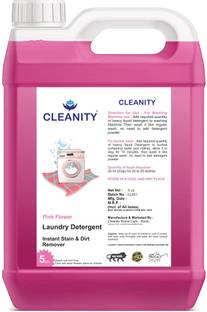 cleanity Washing machine liquid detergent 5 ltr also use for hand wash Lily Liquid Detergent