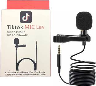 FITUP ™ 5 Meter Tiktok Collar Microphone For Recording YouTube/Instagram/Live Streaming for iPhone/Android Microphone