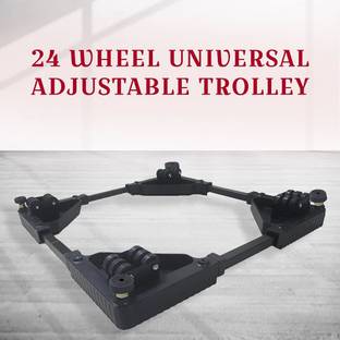 Wheel Crew Washing Machine, Refrigerator 24 WHEEL UNIVERSAL ADJUSTABLE Material Plastic