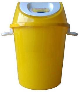 AVAIKSA Plastic Swing Lid Garbage Waste Dustbin Wet & Dry for Home, Office, Factory ( 25 Ltr ) Plastic Dustbin