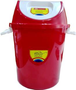 AVAIKSA Plastic Swing Lid Garbage Waste Dustbin Wet & Dry for Home, Office, Factory ( 25 Ltr ) Plastic Dustbin