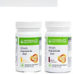 HERBALIFE afresh eanergy drink mix LEMON+ELAICHI Nutrition Drink