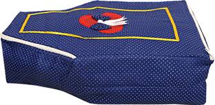 KUBER INDUSTRIES Designer Dot Printed Blouse Cover (Blue)-HS_38_KUBMART20974 HS_38_KUBMART020974