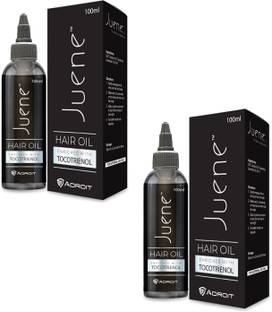 Juene Hair Oil|Enriched with Tocotrienol|Coconut Oil|Antioxidant Support |Hair Protection|For Damaged Hair|Vegetarian-Pack of 2 Hair Oil