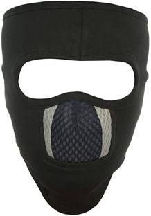 H International Black Bike Face Mask for Men & Women